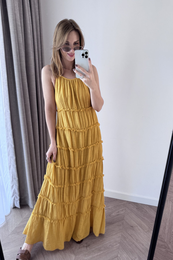 SUKIENKA SOCZYSTE MANGO WIĄZANA NA SZYJE GLORIA