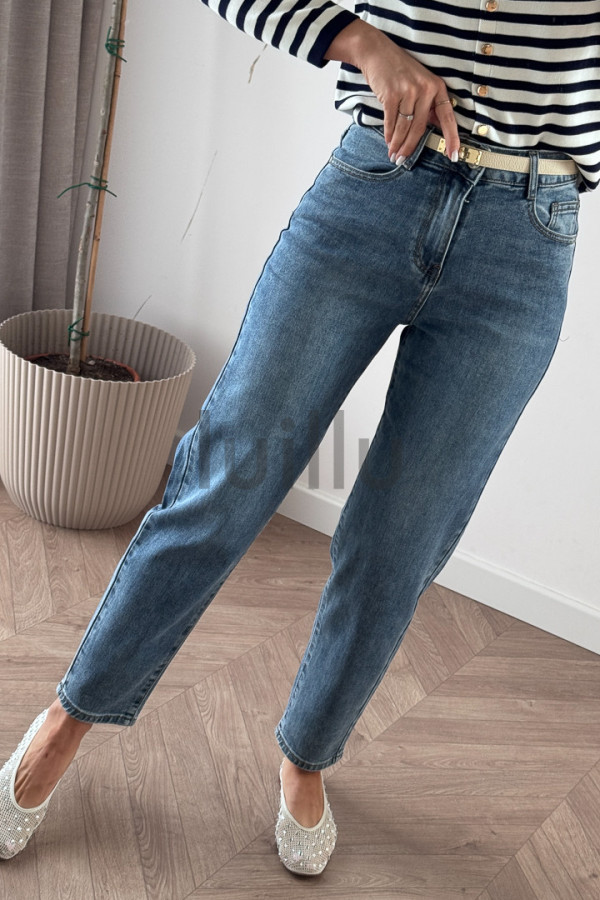 DŻINSY W STYLU MOM FIT 2