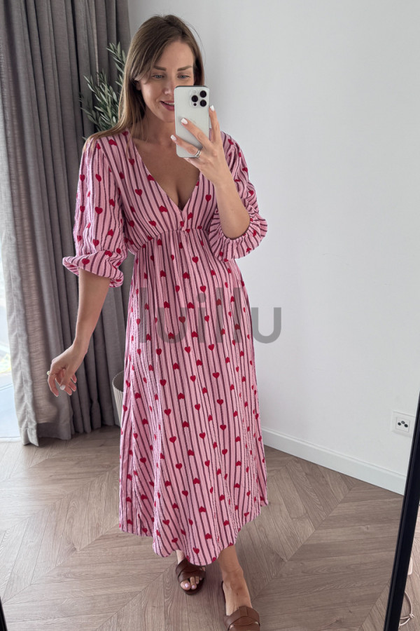 SUKIENKA MUŚLINOWA BÓŻOWA W PASKI NATALIA 2