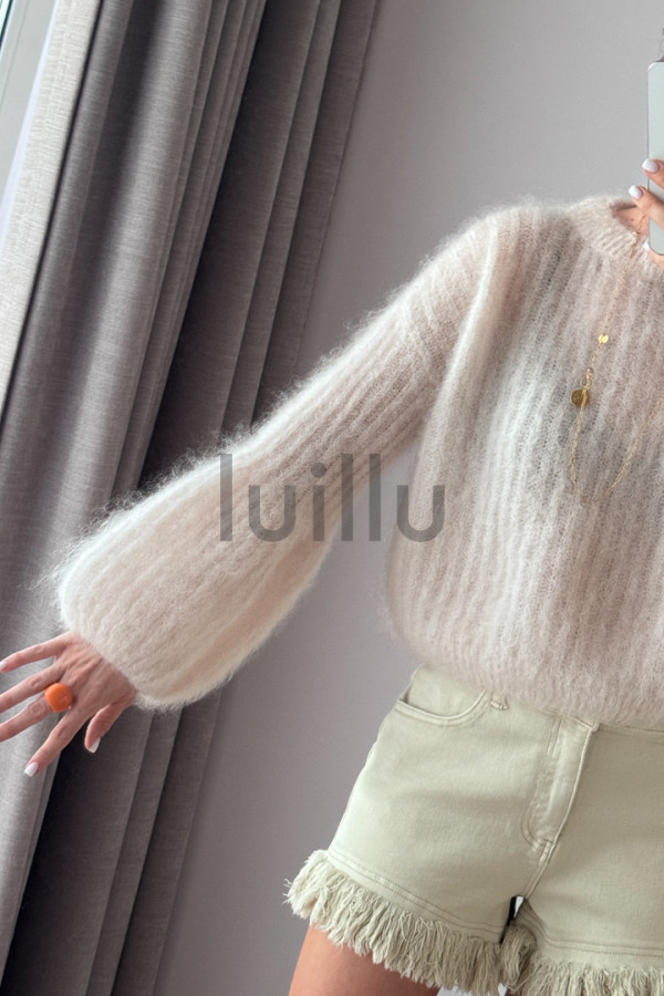 SWETER MOHEROWY CHMURKA PREMIUM ALABASTER 7