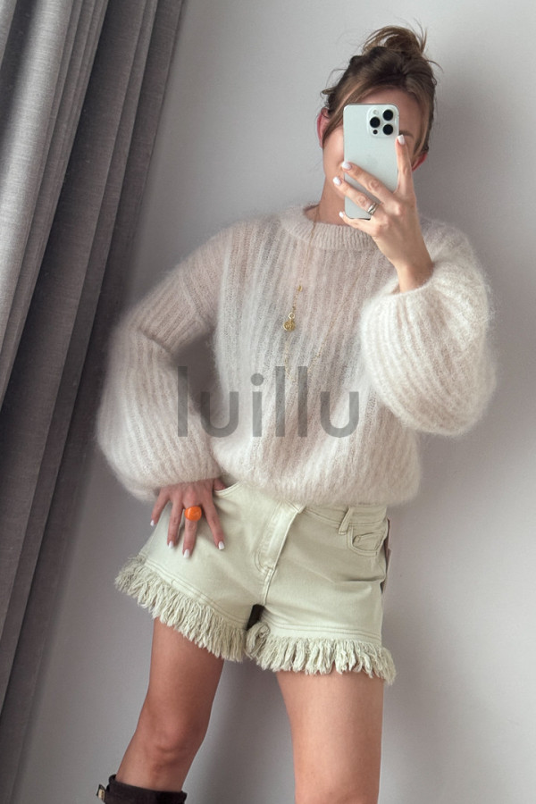 SWETER MOHEROWY CHMURKA PREMIUM ALABASTER 8
