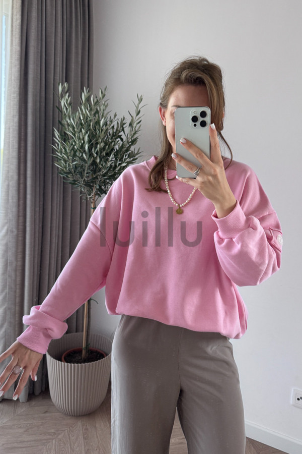 BLUZA Z BAWEŁNY PREMIUM CUKIERKOWA LARA 3