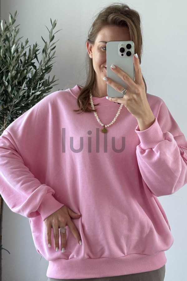 BLUZA Z BAWEŁNY PREMIUM CUKIERKOWA LARA 5