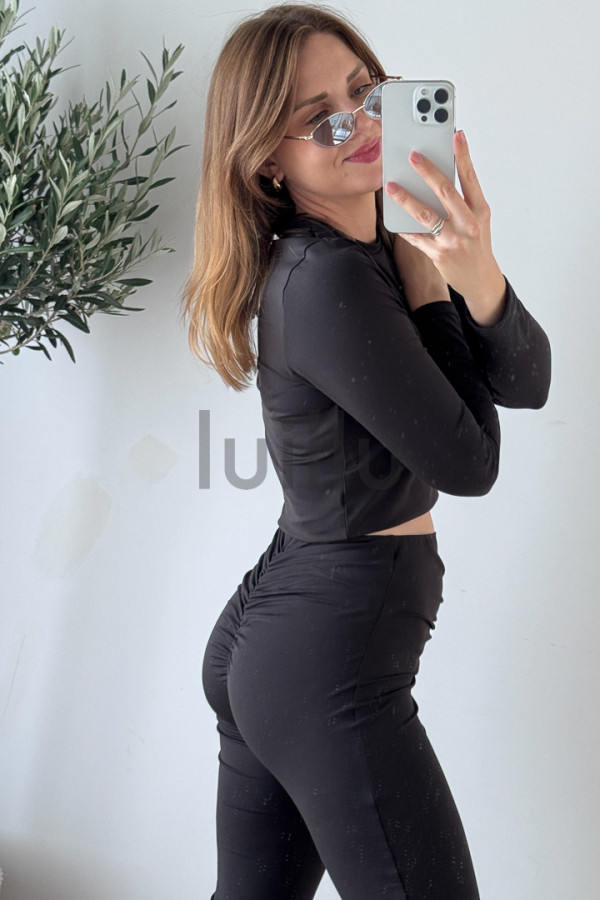 LEGGINSY MODELUJĄCE PUPE SLAY CZARNY (PRE-ORDER, DOSTAWA 10 DNI ROBOCZYCH) 5