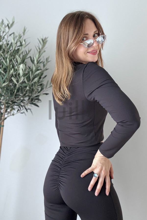 LEGGINSY MODELUJĄCE PUPE SLAY CZARNY (PRE-ORDER, DOSTAWA 10 DNI ROBOCZYCH)