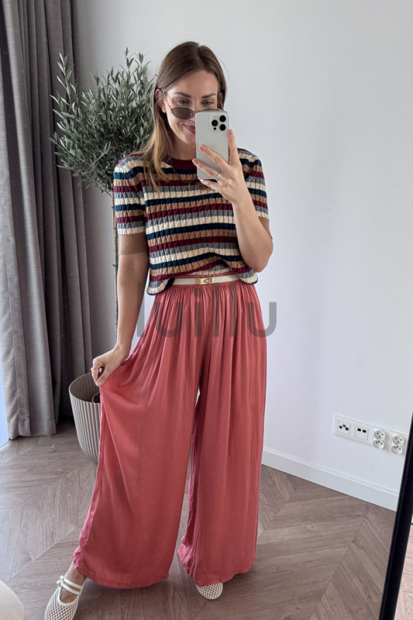SPODNIE WISKOZOWE MORELOWE SZEROKIE MIAMI 2