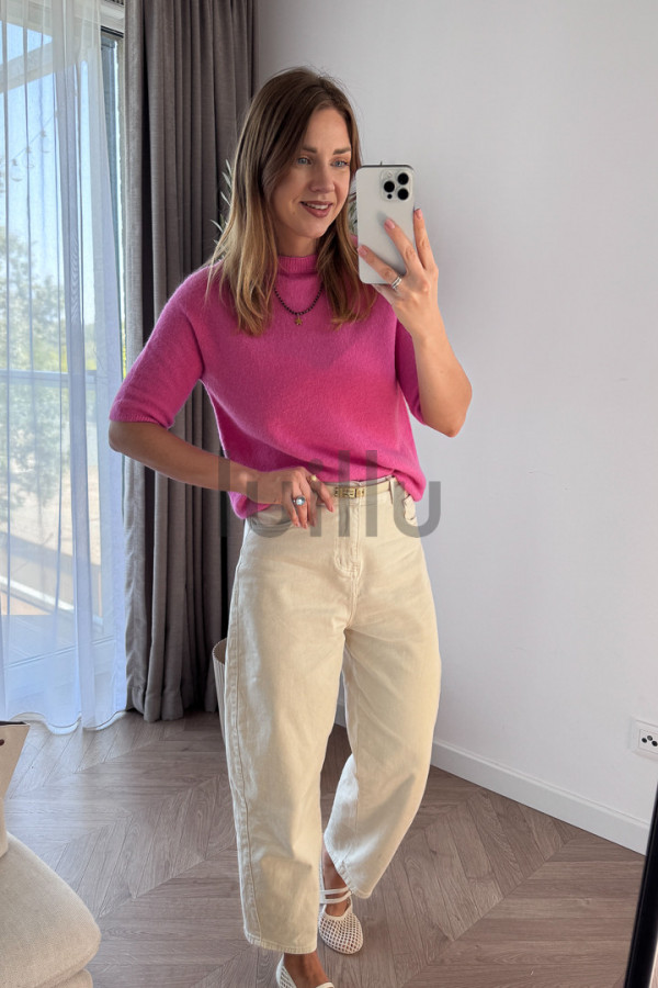 SWETER Z WEŁNĄ Z ALPAKI LANDRYNKA 4