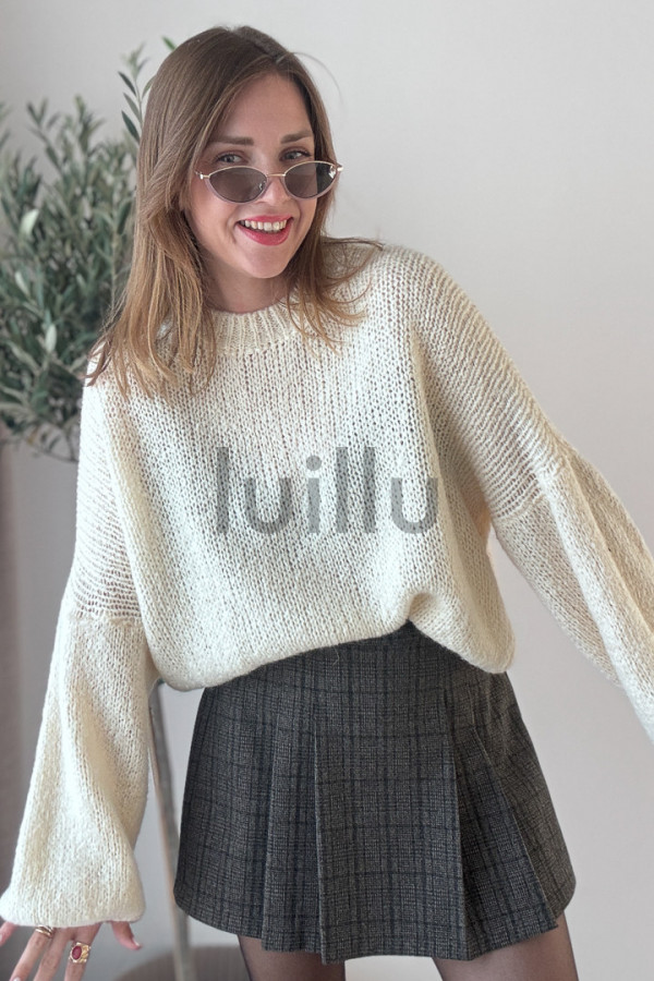SWETER Z MOHEREM OVERSIZE MASCARPONE LAURA 5