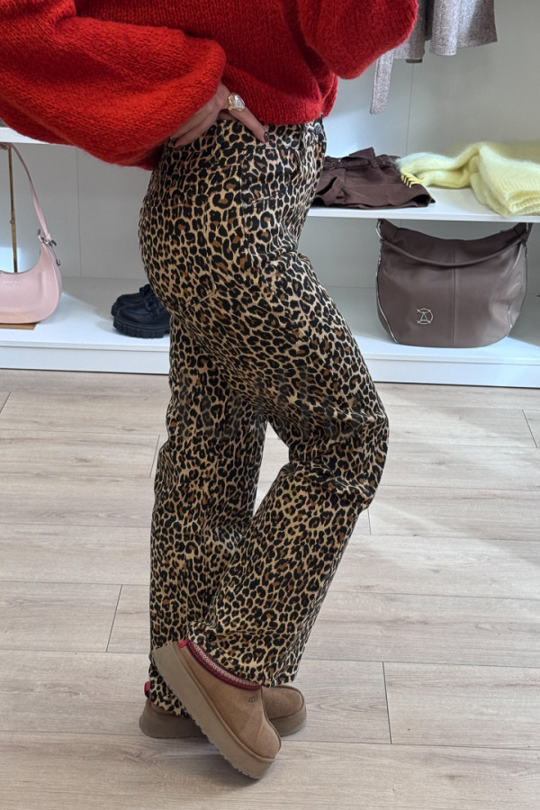 SPODNIE PANTERKA WIDE LEG 3