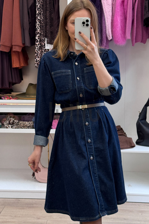 SUKIENKA SZMIZJERKA DENIM CLASSY