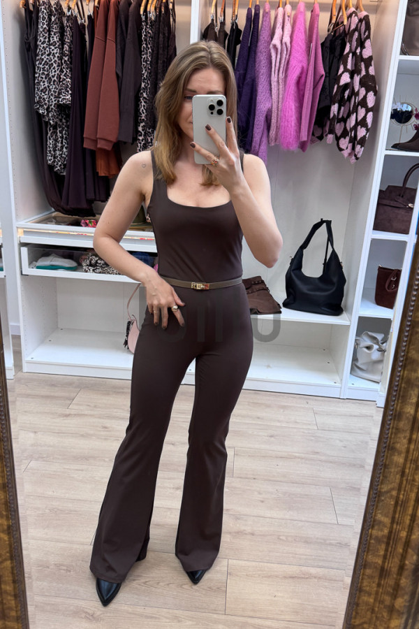 KOMBINEZON MODELUJĄCY SLAY CZEKOLADOWT (PRE-ORDER, DOSTAWA 10 DNI ROBOCZYCH)